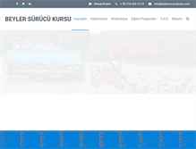 Tablet Screenshot of beylersurucukursu.com